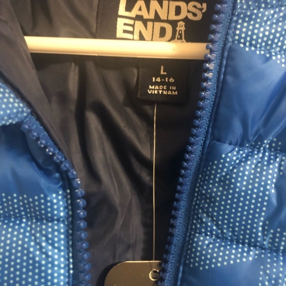 Lands End primaloft jacket youth size large - Picture 3 of 10